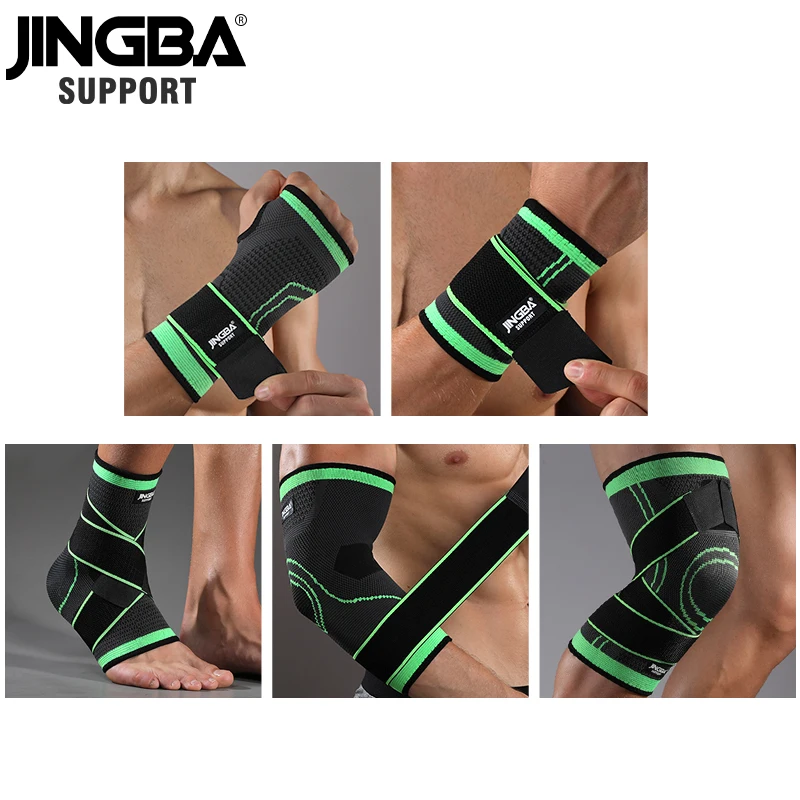 JINGBASUPPORT2020New1PCSNylonkneeprotectorwristbandSupport