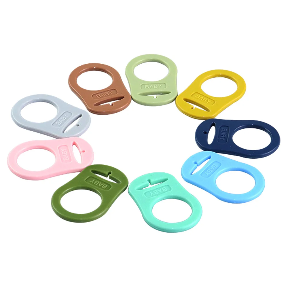 

Baby Pacifier Ring Holder Clip For Multi Functional Silicone Button Newborn baby Infant Mommy DIY Pacifier Chain Accessories
