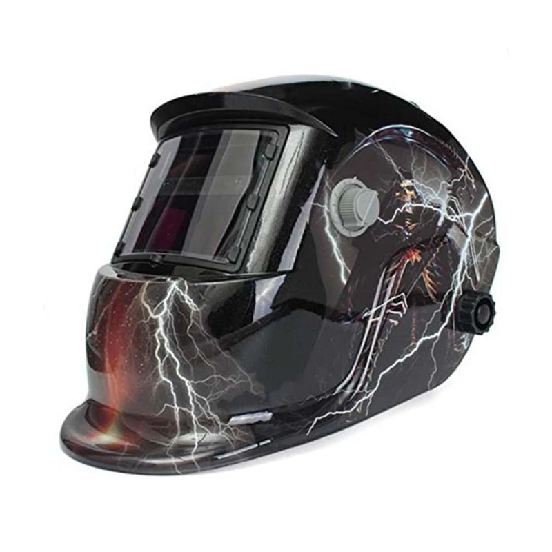 Iightning skull Solar powered automatic welding mask Highperformance