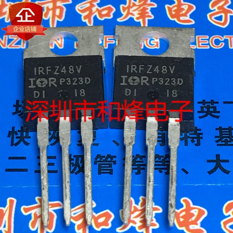 

5PCS/Lot IRFZ48V ½ TO-220 60V 72A