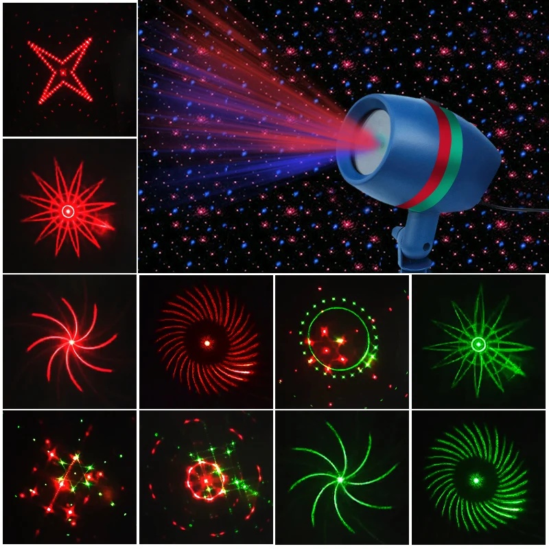 Уличный Рождественский светильник s лазерный проектор Снежинка светодиодный светильник Рождественский сценический светильник s Рождественский декоративный светильник звезда украшение сада