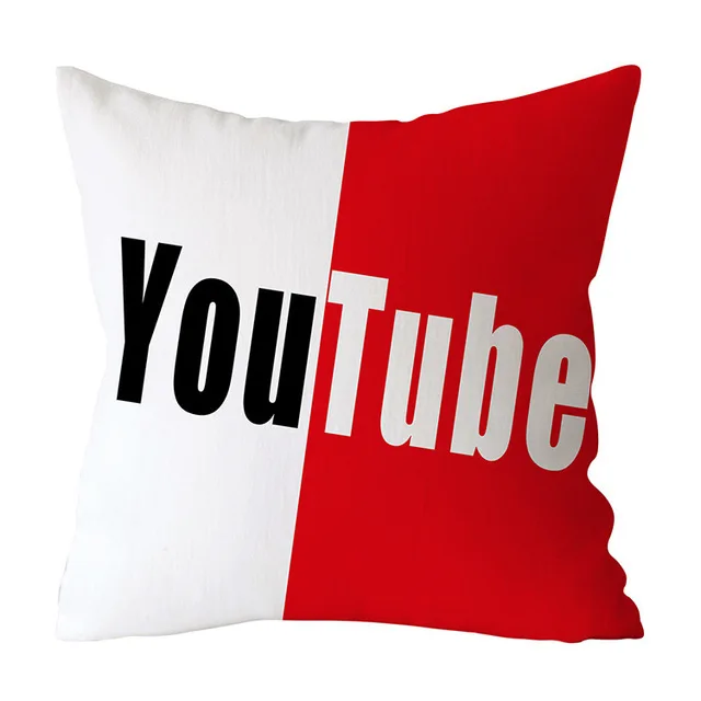 Modern Decorative Pillow Case Youtube Throw Pillow Case Red Square
