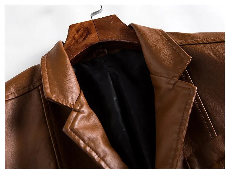 botão bolso design de couro do plutônio jaqueta masculino 6xl