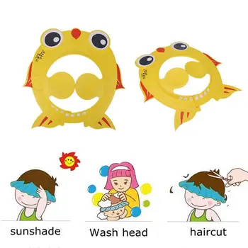 

Newborn Baby Bathing Shower Cap Adjustable Baby Wash Hair Shield Visor Caps Shampoo Hats Kids Wash Hats Caps Care Accessories