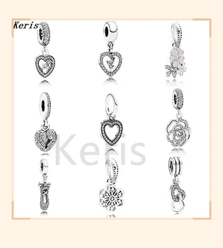 

High Quality Reproduction 1:1 100%925 Pure Silver New Style Charm Pendant DIY Bracelet String Beads Free Of Charge