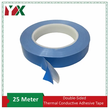 

5mm 10mm 15mm 20mm Width Transfer Tape Double Side Thermal Conductive Adhesive Tape for Chip PCB LED Strip Heatsink 25 Meter