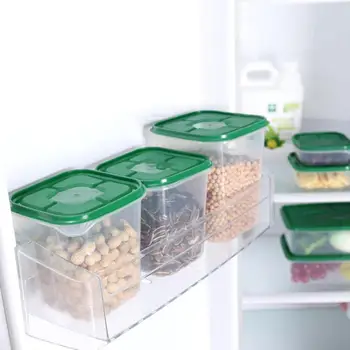 

17 Pcs/Set Food Sealed Box with Cover Kitchen Transparent Grains Vegetable Fruits Keep Fresh Refrigerator Storage Bin Container