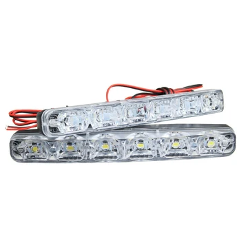 

12V LED Lights 1W Headlight Replacement Accessories Car Daytime Running