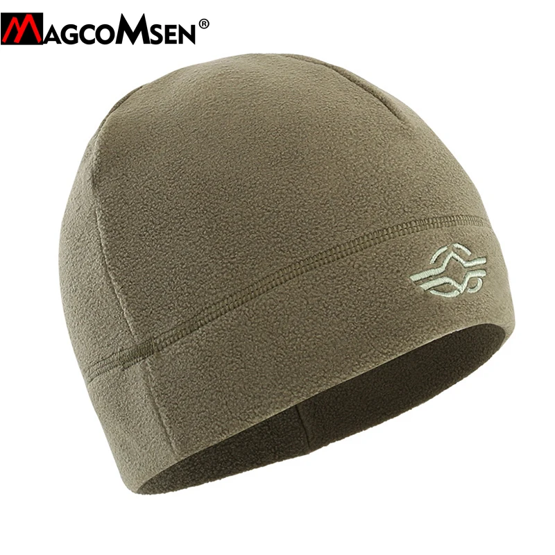 MAGCOMSEN Мужская зимняя теплая шапка Военная Тактическая флисовая вязаная