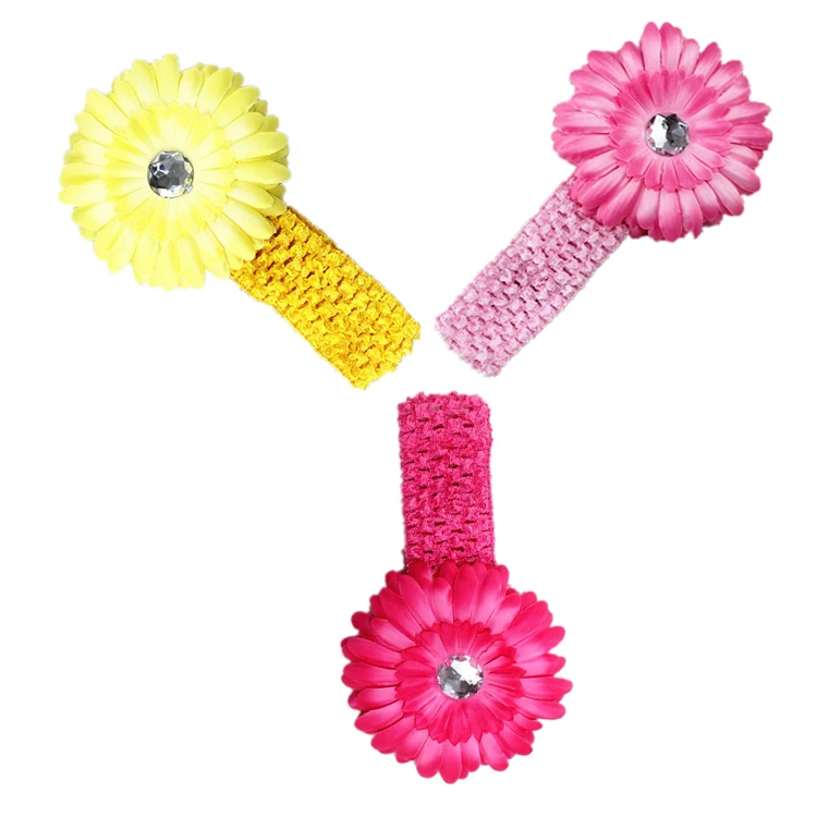 

3 pcs Baby headband wrap soft head Turban hair band props for photo