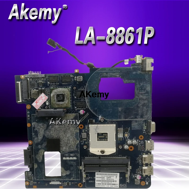 LA-8861P BA59-03541A BA59-03397A ноутбук материнская плата для Samsung NP350 NP350V5C 350V5X QCLA4 HM76 DDR3 HD7600M