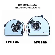 Aliexpress - 5V PC Fan Cooling Cooler for ASUS ROG Strix GL702VM CPU & GPU Cool Fans FCN FJ9U FJ9T 4pin Computer Components Processor Cooling