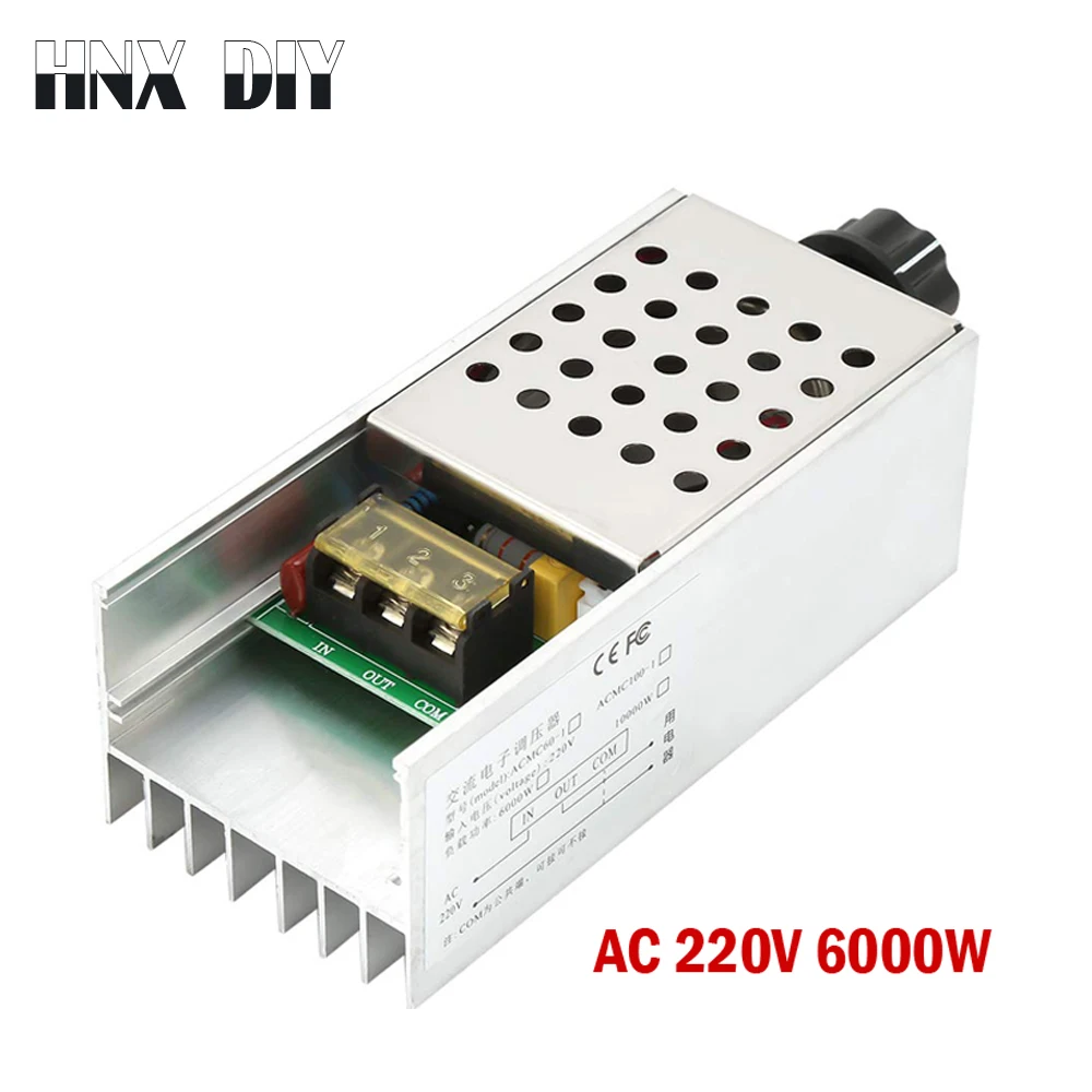 Ac 220v 6000w regulador de tensão scr