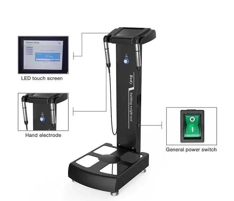 2020 Advanced Technology body fat analyzer/body composition analyzer/body element analyzer Machine CE/DHL 