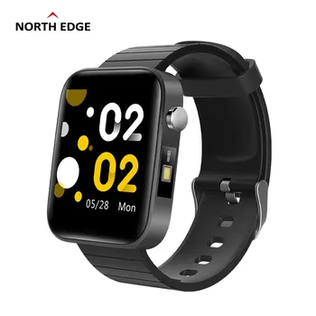 

NORTH EDGE Smart Watch Men 1.54 Inch HD Full Touch Screen IP67 Waterproof Heart Rate Blood Oxygen Pressure Flashlight Smartwatch