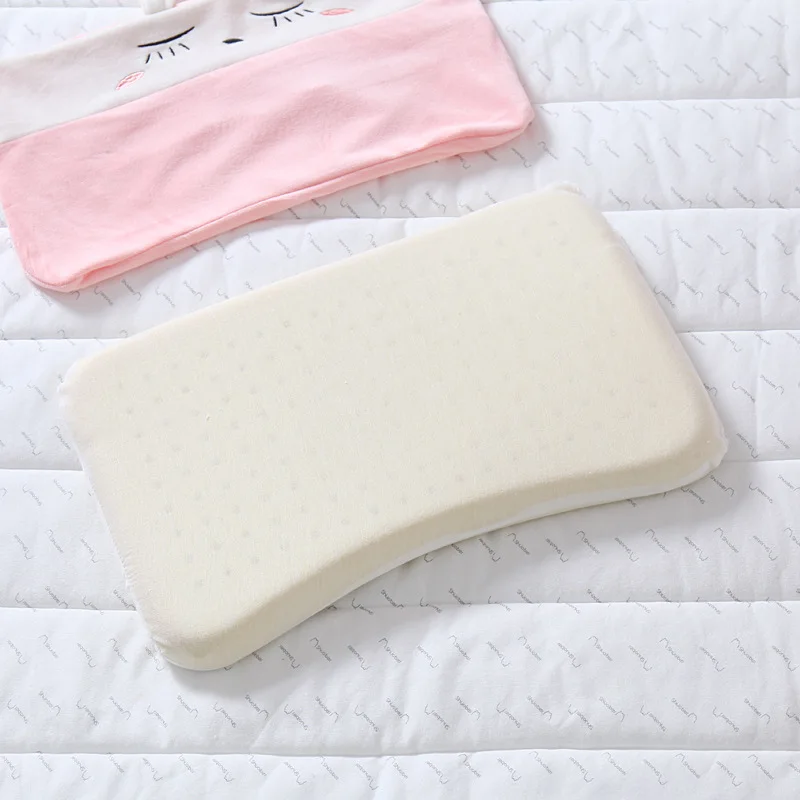 Baby Cartoon Slow Rebound Memory Foam Pillow Health Care Soft Infant Toddler Sleep Memory Pillow Neck Protection Pillow