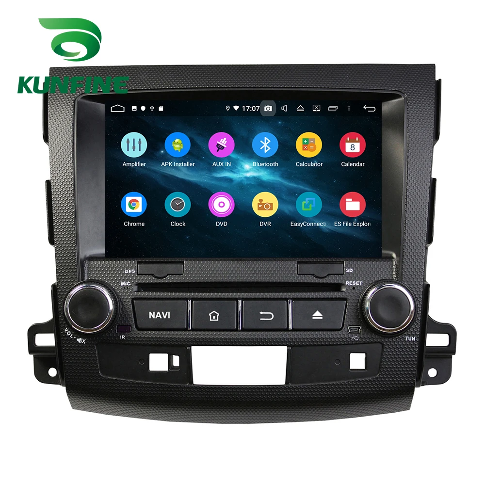 Best Android 9.0 Octa Core 4GB RAM 64GB Car DVD GPS Navigation Multimedia Player Car Stereo for Mitsubishi Outlander 2006-2012 Radio 2