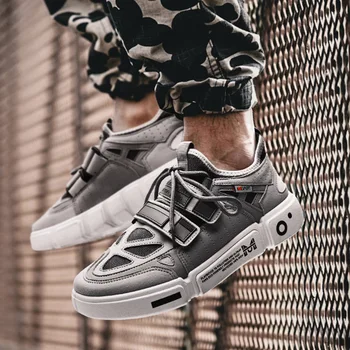 

Spring and summer with breathable wearable lightweight casual mesh shoes personality trend color matching wild shoes men