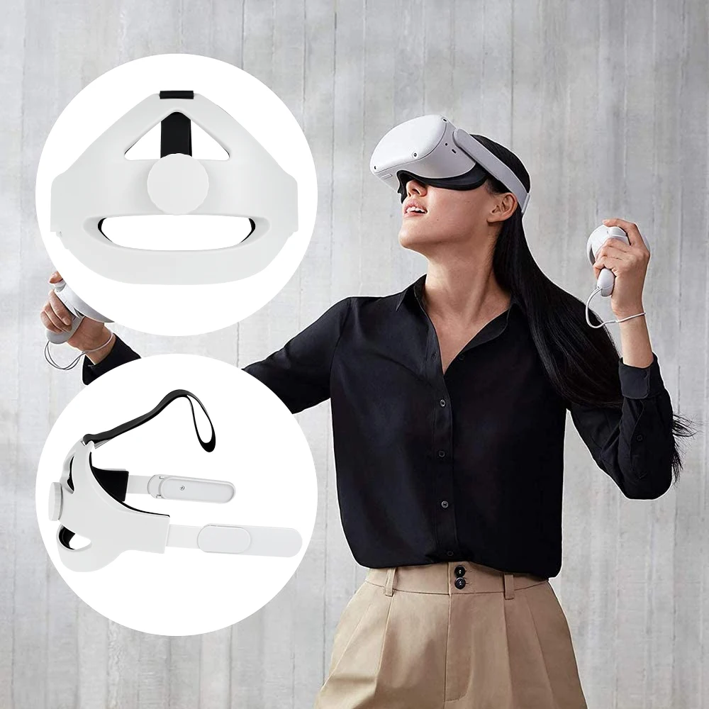 Correa de cabeza ajustable para Oculus Quest 2 Elite, aumento de soporte, mejora la comodidad Virtual, accesorios para Oculus Quest 2 VR