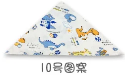 1 шт. нагрудники для малышей Smock Infant Burp Cloths мультфильм слюнявчик полотенце детские принадлежности для еды мягкие детские вещи - Цвет: 10