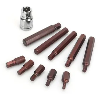 

15pcs Chrome Vanadium Steel Hex Socket Bit Driver Set Home Maintenance Use Wrench Screwdriver Repair Tools