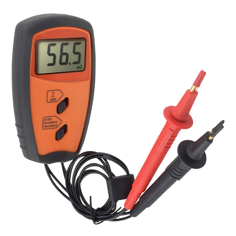 

Rechargeable Battery Resistance Voltmeter Tester Internal Impedance Meter LCD Display SM8124A