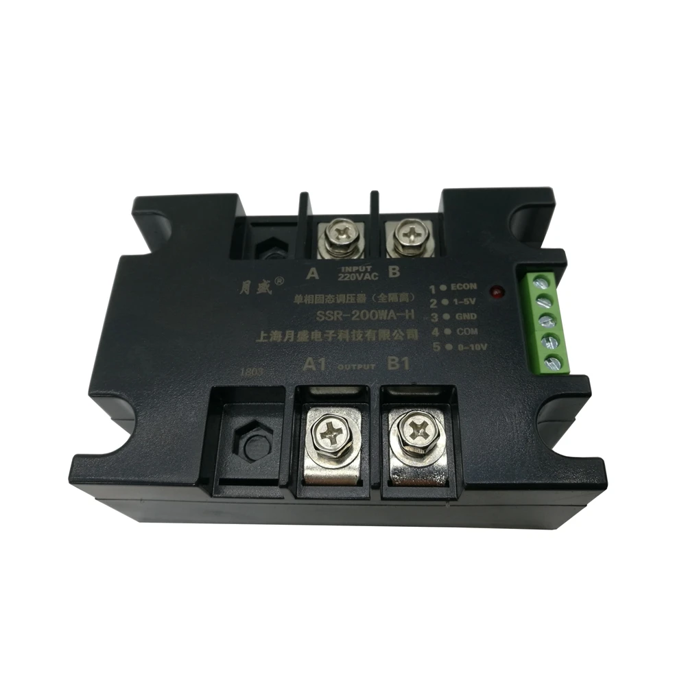

Single-phase fully isolated AC solid-state voltage regulator single-phase phase-shift AC voltage regulation input voltage 220VAC