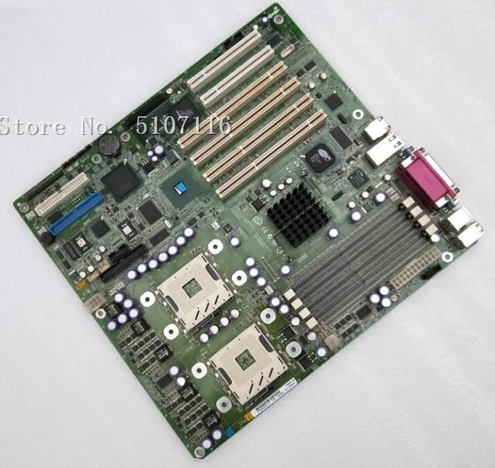 Настольная материнская плата для серверной платы SE7501BR2 U320 SCSI RAID протестирует перед отправкой
