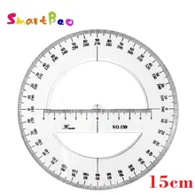 

360 Degree Protractor Double Scale Value Diameter 15cm Ruler Rule Circles, KQ150