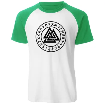 

Vikings Symbols Print Tshirt TV Show Viking Men T-Shirt 2020 Hot Summer Vikings Raglan T Shirt 100% Cotton Mens Short Sleeve Top