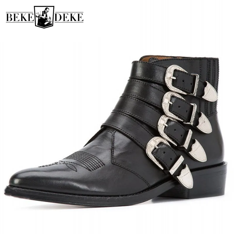 Botas para hombre con hebillas Clearance