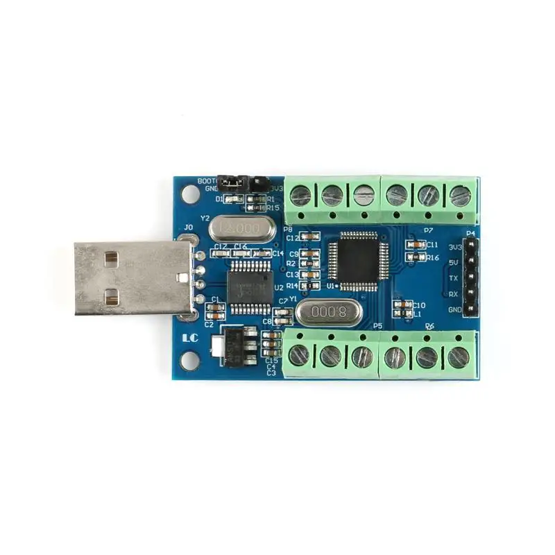 STM32F103C8T6 USB Interface 10 Channel 12Bit AD Sampling Data Acquisition STM32 UART Communication ADC Module (4)