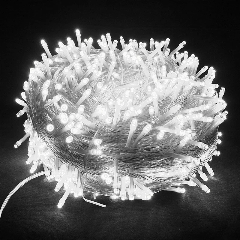 Fairy String Lights 110 /220 V Outdoor LED String Lights Garland 10-100M Waterproof Fairy Light Christmas Wedding Party Holiday Gardening Decoration