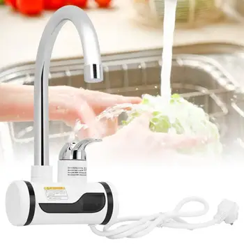 

Electric Kitchen Water Heater Tap 3000W Instant Hot Water Faucet Heater Cold Heating Faucet Tankless Instantaneous Water Heater