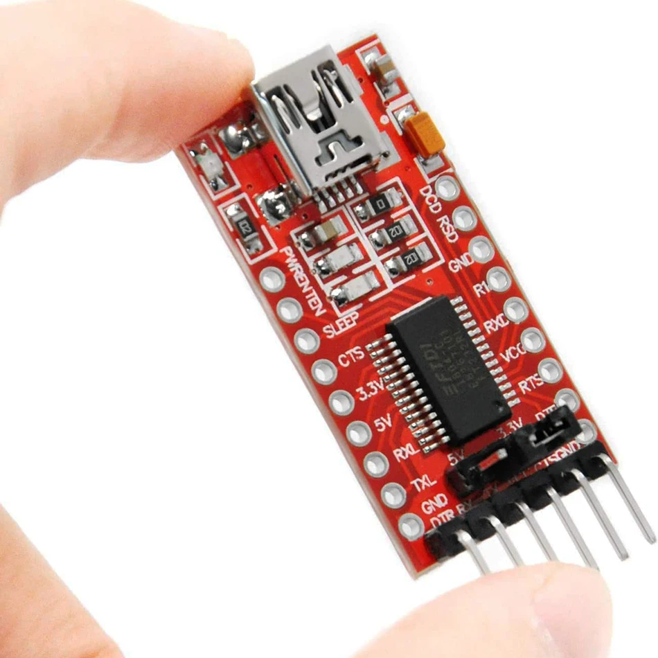 Newest FT232RL FTDI Micro USB 3.3V 5.5V to TTL Serial Adapter Module for Arduino FT232 Mini Port | Электронные компоненты и