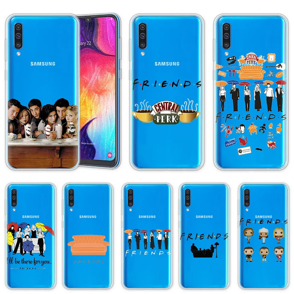 Друзей вместе популярный чехол для samsung Galaxy A50 A20 e A70 A80 A60 A40 A30 A10 s A9 A7 A8 A6 плюс силиконовый мешок чехол для телефона