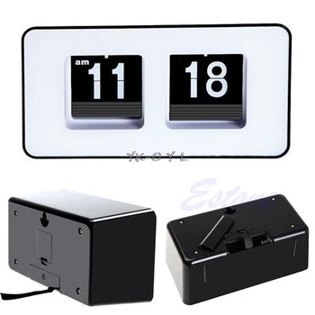 

big sale Retro Flip Classic Stylish Desk Auto Modern Wall Clock