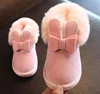 Girls Boots Bunny Bow Red Pink Ankle Shoes Warm Fur Animal New Snow Nina Zapatos Kids Toddler Winter Footwear SandQ Baby ► Photo 3/6