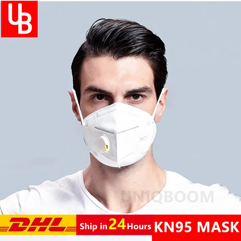 

95% Filtration KN95 Mask Mouth Face Mask Anti Dust Protective Filter Respirator Unisex PM 2.5 Muffle 6 Layers Cubrebocas Masks