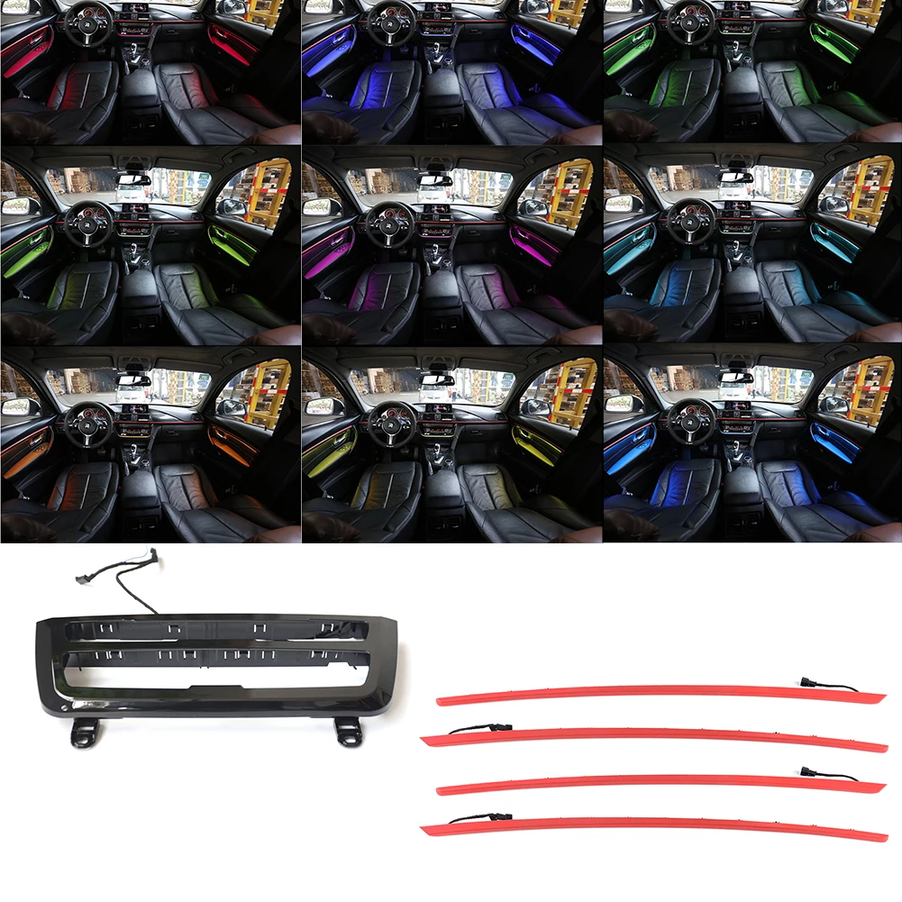 Led Ambient For Bmw F30 F31 In Car Door Dash Panel Light Trim Strip