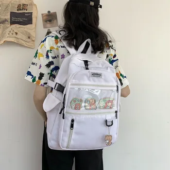 

Schoolbag Female Junior High School Korean Version of Harajuku High School Students All-match Campus Backpack Large Capacity