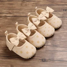 Chaussures de princesse à semelle souple pour bébé fille et garçon de 0 à 1 an, souliers avec Velcro, étoiles sauvages, cœur, amour, printemps et automne, TS002