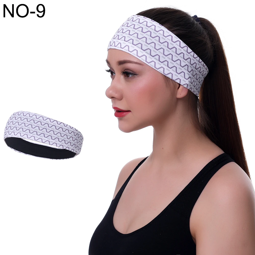 women Sports Headband Stretch Elastic men Yoga Running hair band for men Outdoor Sport Headwrap Fitness sports yoga  hair band