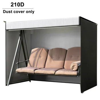 

3 Seater Furniture Protector Oxford Cloth Outdoor Garden Swing Chair Cover Anti UV 210D 420D Patio Dustproof Washable Heavy Duty