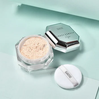 

Long-lasting Oil-control Powder Cover Defects Brighten Skin Tone Makeup Setting Matte Loose Powder Face Makeup