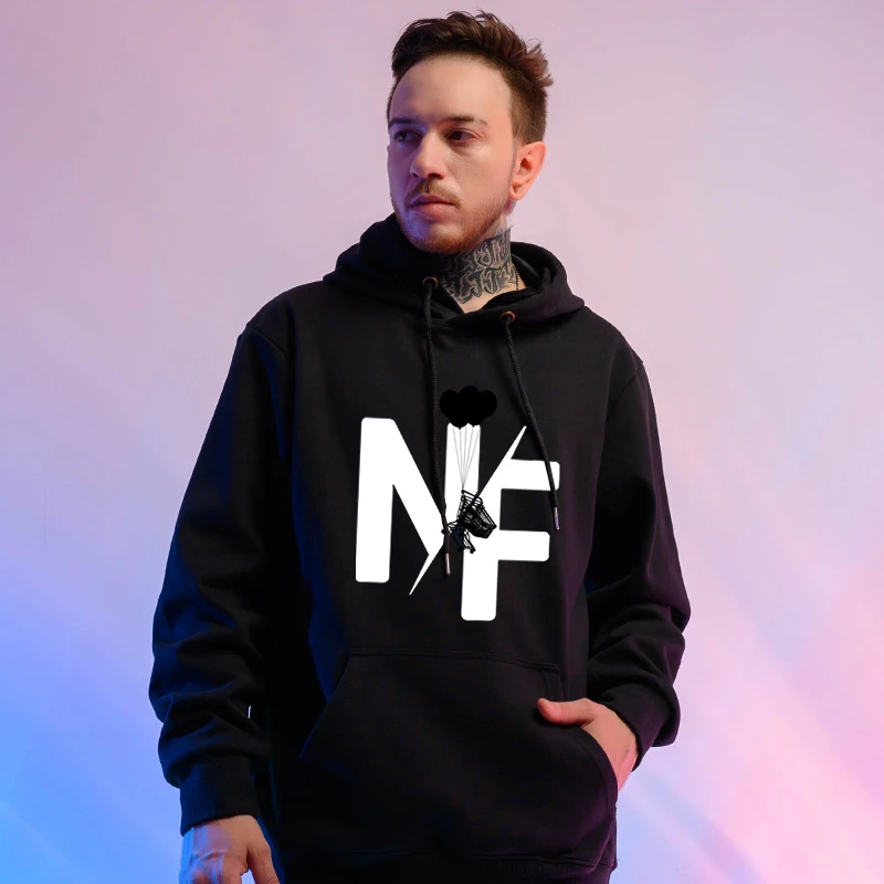 秋特大パーカーラッパー Nf パーカー男性原宿スウェットシャツの女性ストリートの女性の韓国服ドロップシッピング Hoodies Sweatshirts Aliexpress