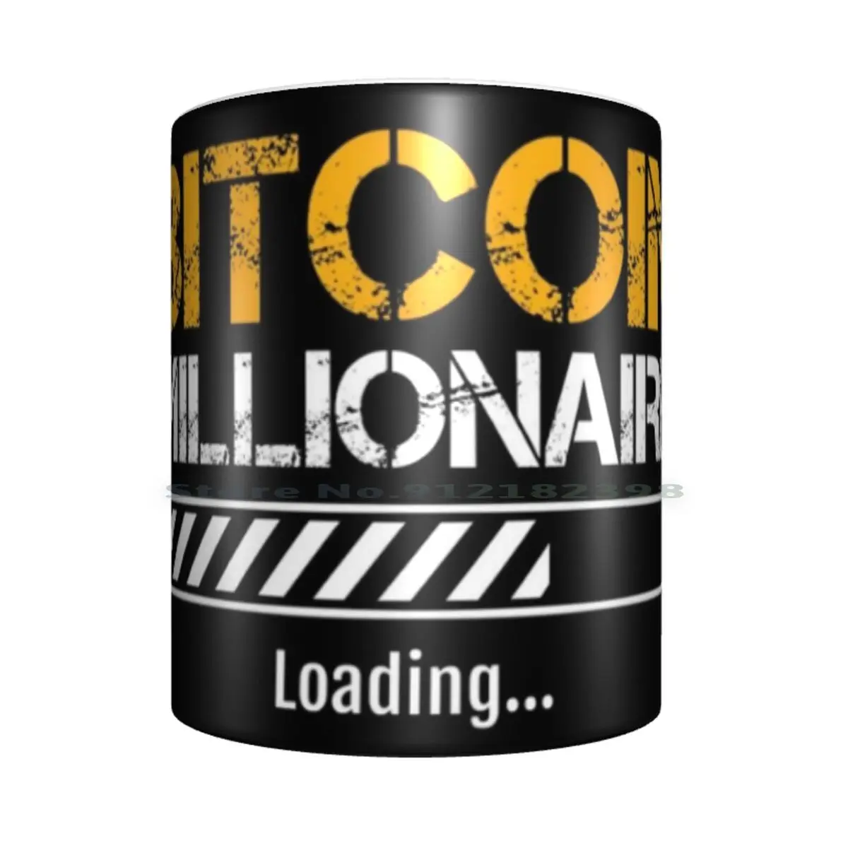 Taza Crypto Millionaire Loading - 330 Ml - Aptas Lavavajillas Y Microondas  - Regalo Cripto Divertido Taza Crypto Millionaire Loading 330ml