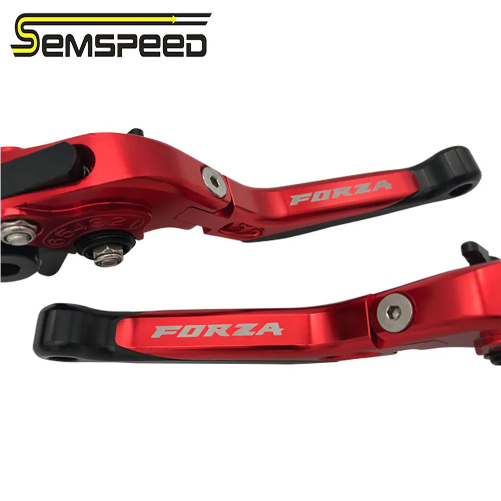 SEMSPEED CNC FORZA300 Складные Выдвижные Тормозные рычаги для Honda Forza 300 250 125 2010- NSS300 SH300 MF13 аксессуары