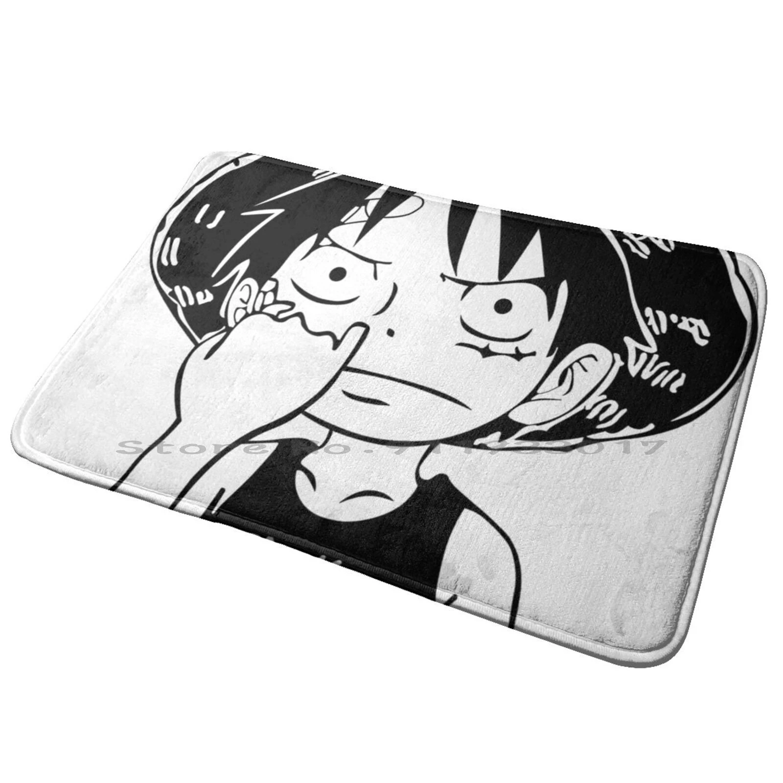 Luffy Picking Nose Entrance Door Mat Bath Mat Rug Portgas D Ace Sabo Monkey D Luffy Mugiwara Roronoa Zoro Manga Anime Anti Slip Aliexpress