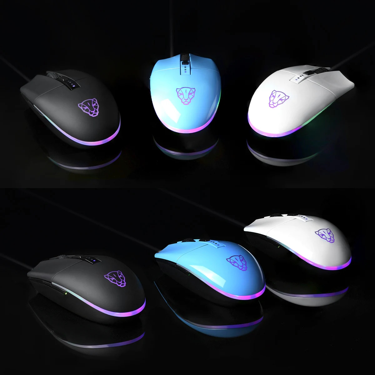 V50 позолоченная USB интерфейс Проводная игровая мышь RGB подсветка 4000 dpi макро определение Программирование оптическая компьютерная мышь для ПК